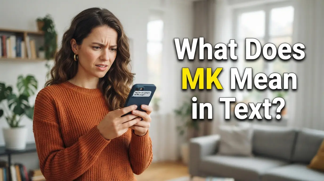 What Does MK Mean in Text